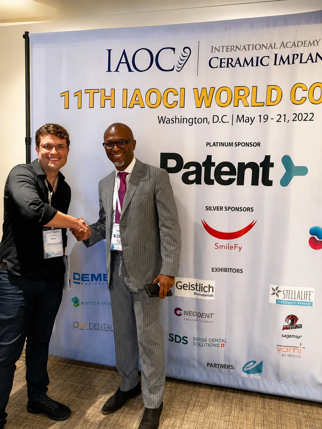 Dr. Ludmar e Dr. Sam — IAOCI Washington